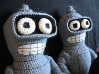 Crochet Beer-Chugging Robots Image 4