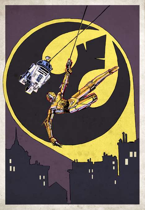 Sci-Fi Dark Knight Mash-Ups