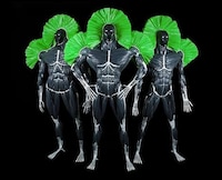 Solar Superhero Sculptures Image 7