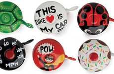 Hand-Painted Bicycle Bells