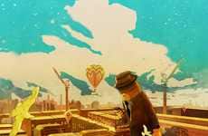 Lush Cartoon Cityscapes