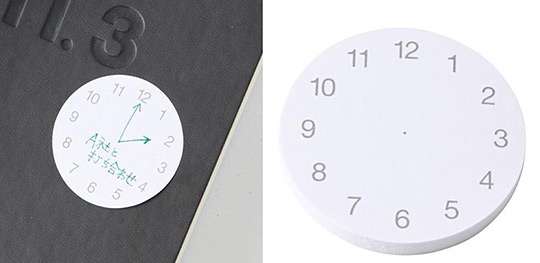 Time-Telling Adhesive Notes