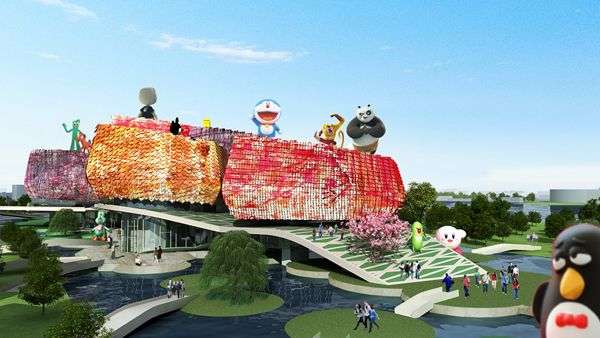 Colorful Cartoonish Structures