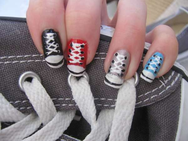 Hipster Hightop Manicures