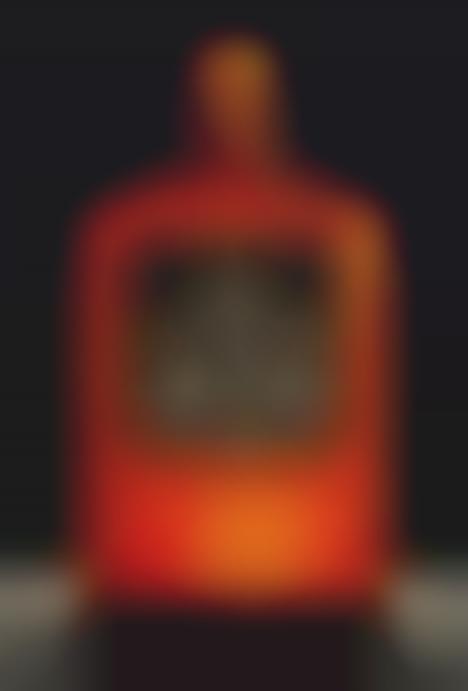 Coaster-Embedded Whiskey Bottles