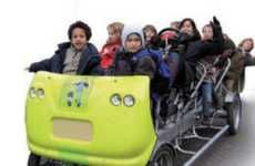 Pedal-Powered School Buses