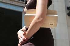 Curved Wooden Clutches