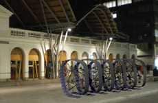 Sleek Helix Bike Racks