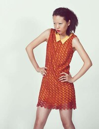 Asymmetrical Canary Gowns Image 3