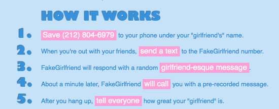 Faux Female Companion Websites