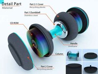 Compact Disc Dumbbells Image 2