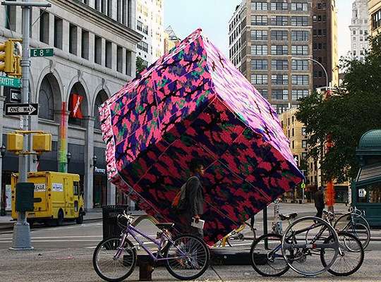 Yarn-Swathed Sculptures