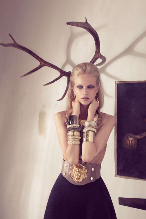 Smokey-Eyed Humanimal Fashion