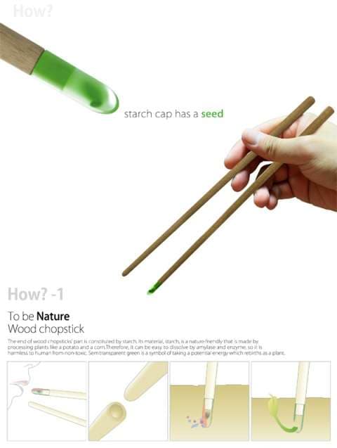 Germinating Eating Utensils