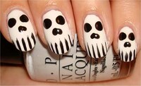 Spooky Skeleton Manicures Image 7