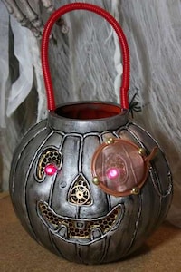 DIY Metallic Jack-O