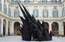 Ominous Spiked Installations