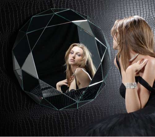Diamond-Shaped Mirrors