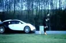 Ronaldo Races Bugatti