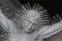 Spikey Crucifixion Sculptures Image 5