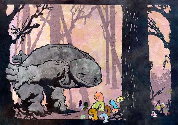Mythological Paper Cutouts