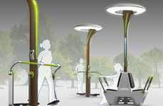 Fitness-Powered Lampposts