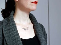 Dainty Calligraphy Necklaces Image 7
