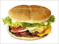 Multiple Helping Hamburgers Image 4