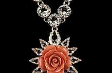 Radiant Rose-Adorned Jewels