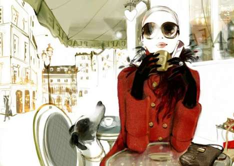 French Fashion Illustrations