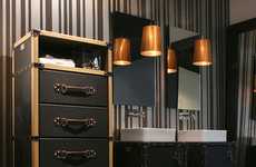 Lavatory Luggage Decor