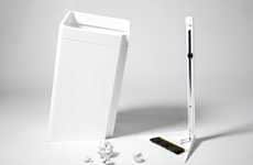 Self-Organized Dustpans