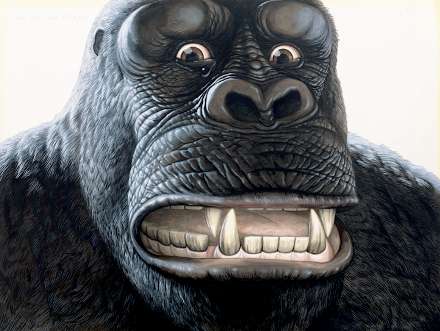 Tramatized King Kong Watercolors