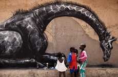 Giantized Graffiti Animals