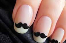 Moustachioed Manicures