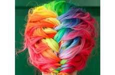 50 Multicolored Hairdos