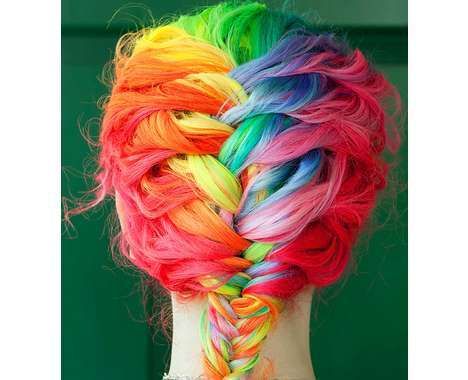 50 Multicolored Hairdos