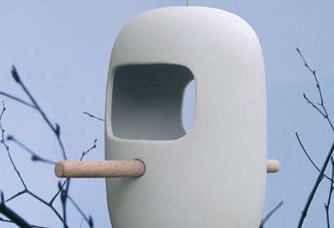 Cute Capsule Bird Feeders