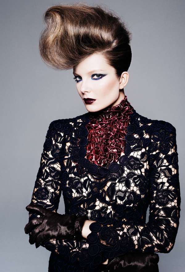Edgy Updo Editorials