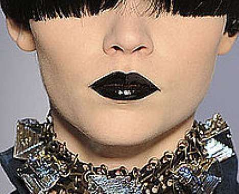 13 Bold Black Lipstick Editorials
