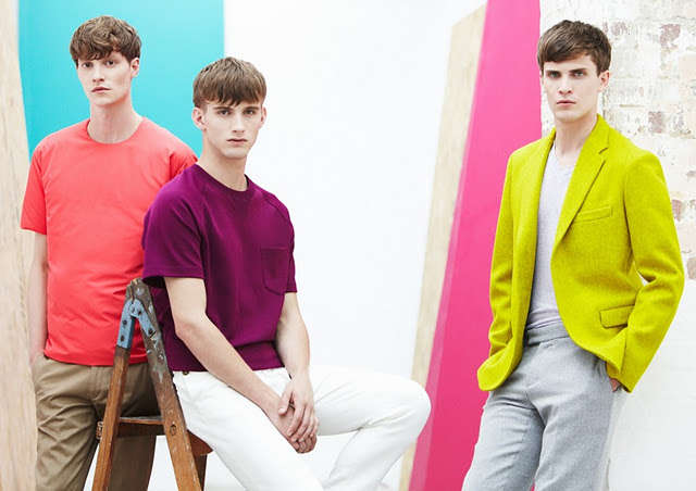 Contrasted Color Menswear