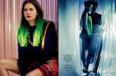 Neon-Sparked Tresses