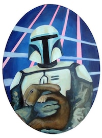 Bunny-Holding Sci-Fi Figures Image 3