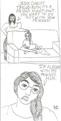 Precocious Teen Angst Art Image 2