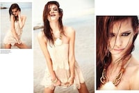 Roped Dress Beach Editorials Image 3