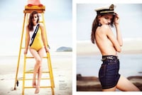 Roped Dress Beach Editorials Image 5