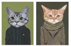 Cute Kitty-Clothed Portraits