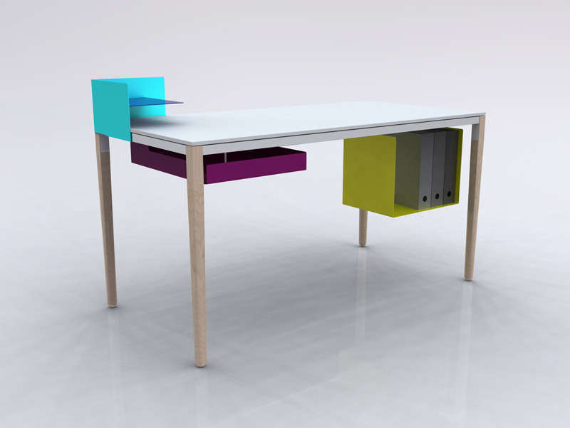 Colorblocked Office Furniture