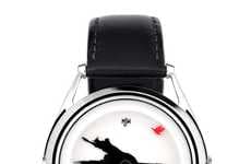 Silhouetted Landmark Timepieces