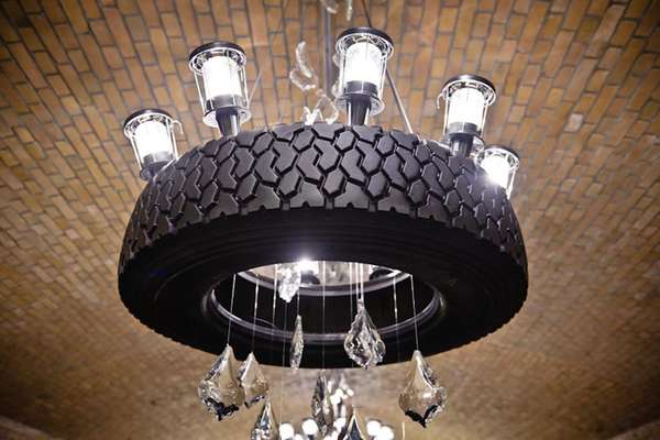 Tremendous Tire Chandeliers